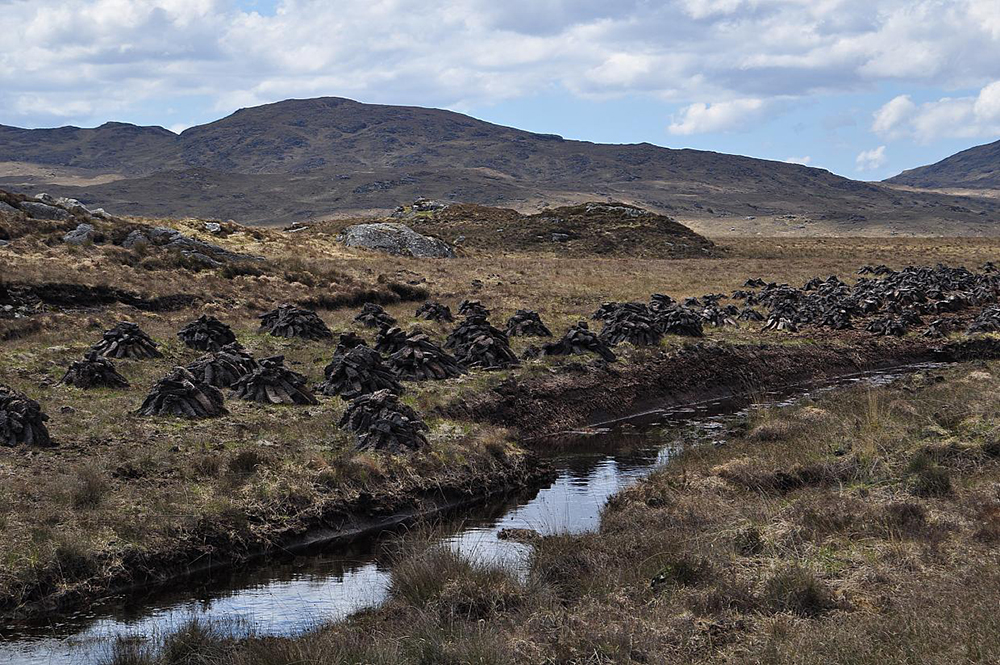 Galway peat bog